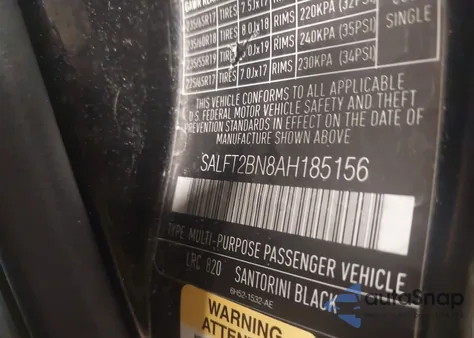 2010 Land Rover Lr2 Hse from USA, damaged, VIN SALFT2BN8AH185156